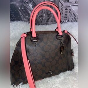 Coach Katy Satchel in Signature Canvas